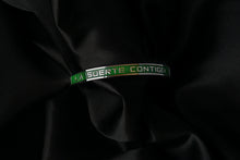 Load image into Gallery viewer, LSC SILVER &amp; GREEN BRACELET
